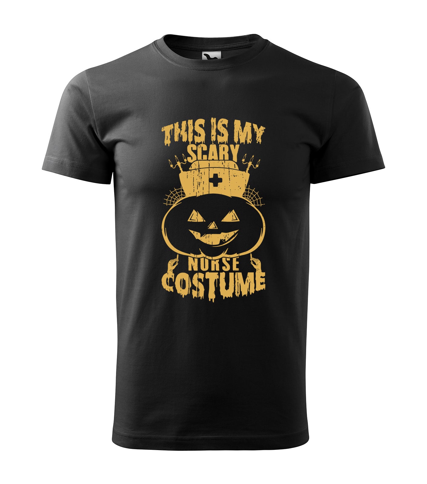 My Scary Nurse Costume | Schaurig schwarzes Halloween T-Shirt, 100% Baumwolle
