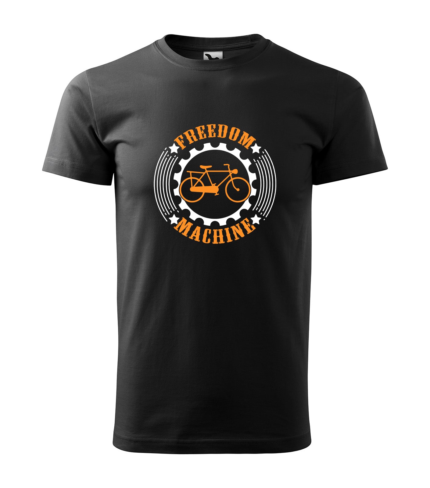 Freedom Machine – Das ultimative Statement für alle Fahrradliebhaber! | Schwarzes T-Shirt, 100% Baumwolle