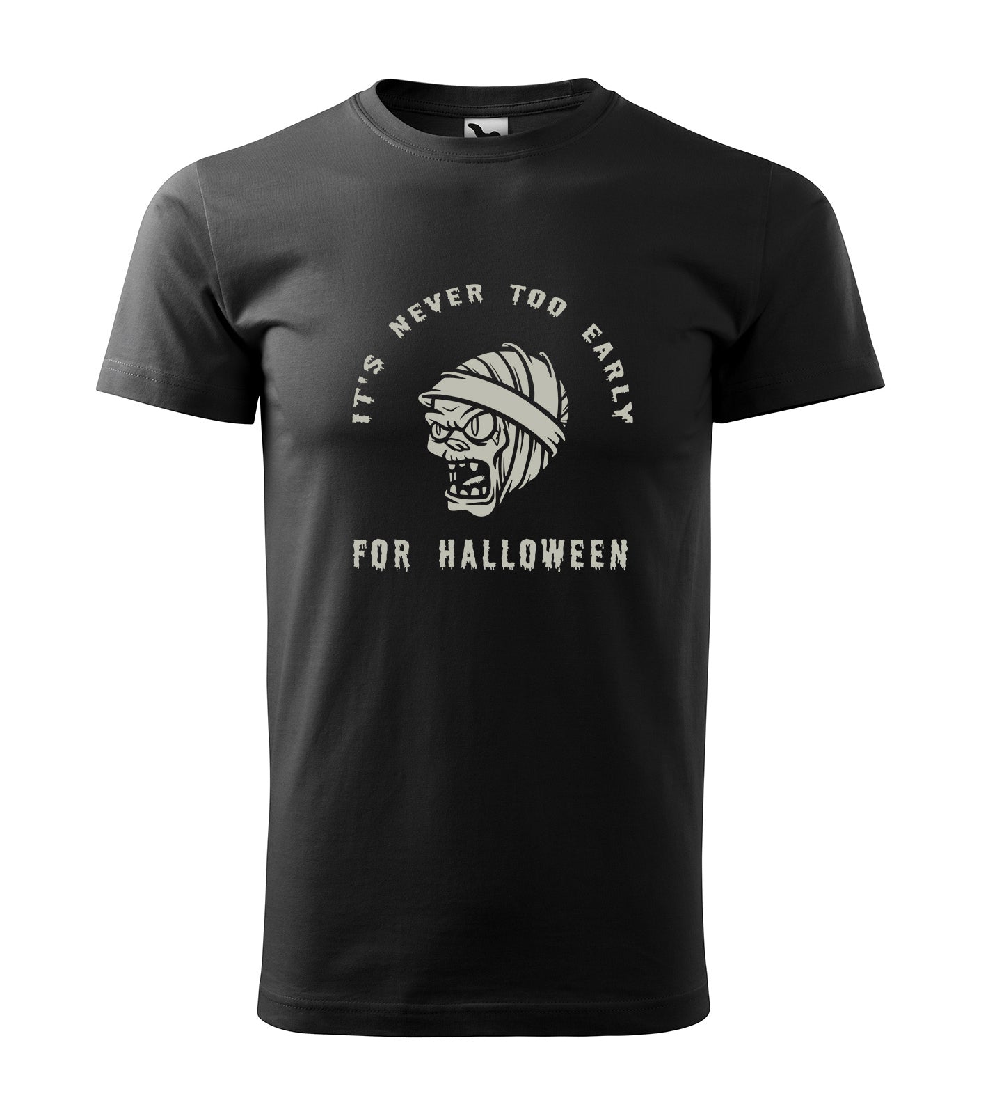 Es ist nie zu früh für Halloween | Schaurig schwarzes T-Shirt, 100% Baumwolle