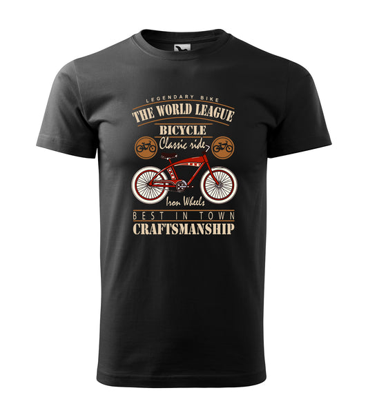 World League Bicycle Classic Ride T-Shirt – Für wahre Fahrradenthusiasten! | Schwarzes T-Shirt, 100% Baumwolle