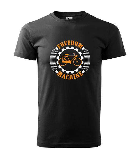 Freedom Machine – Das ultimative Statement für alle Fahrradliebhaber! | Schwarzes T-Shirt, 100% Baumwolle