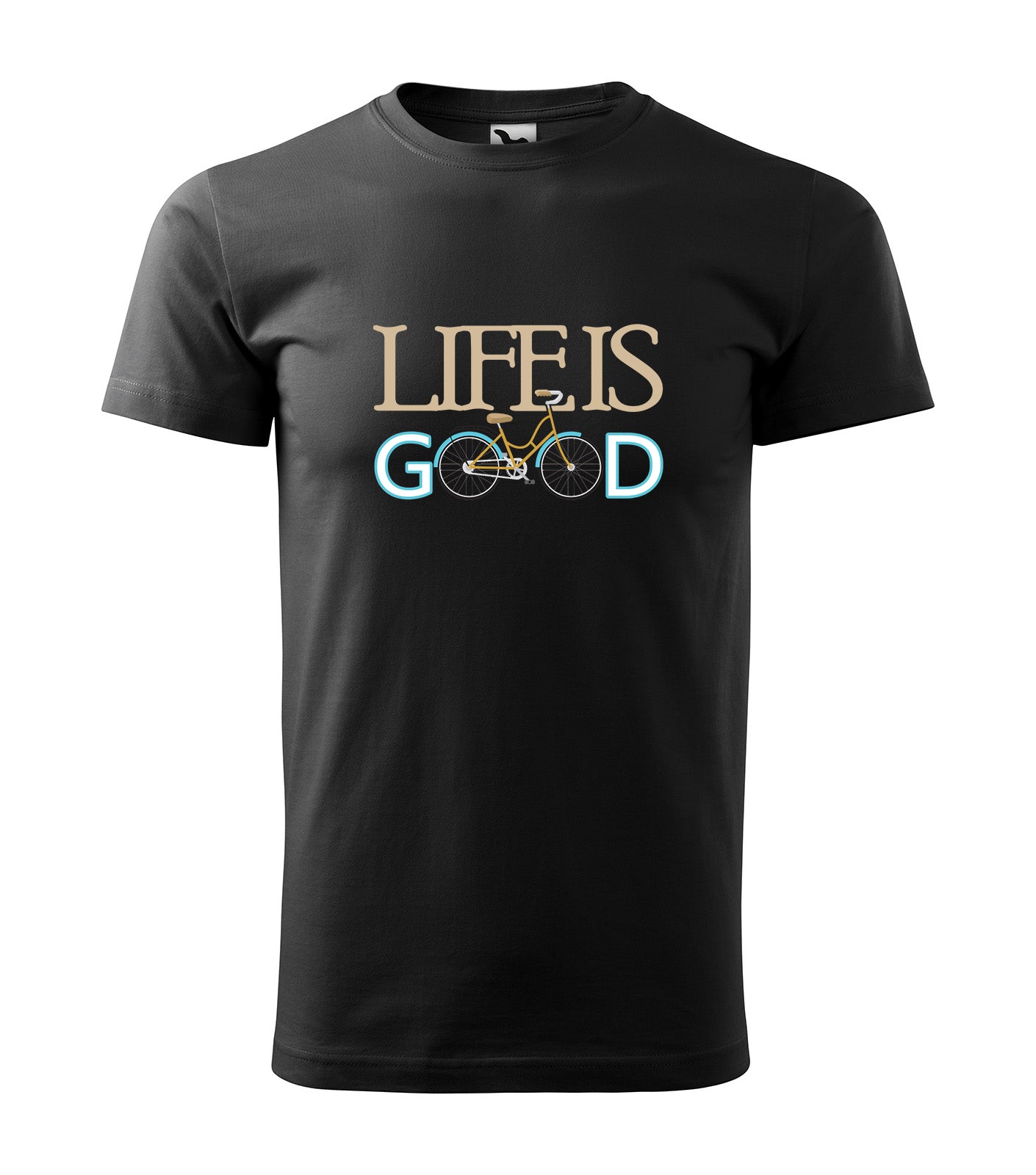 Life is Good T-Shirt – Mit Fahrrad-Motiv für Radliebhaber!