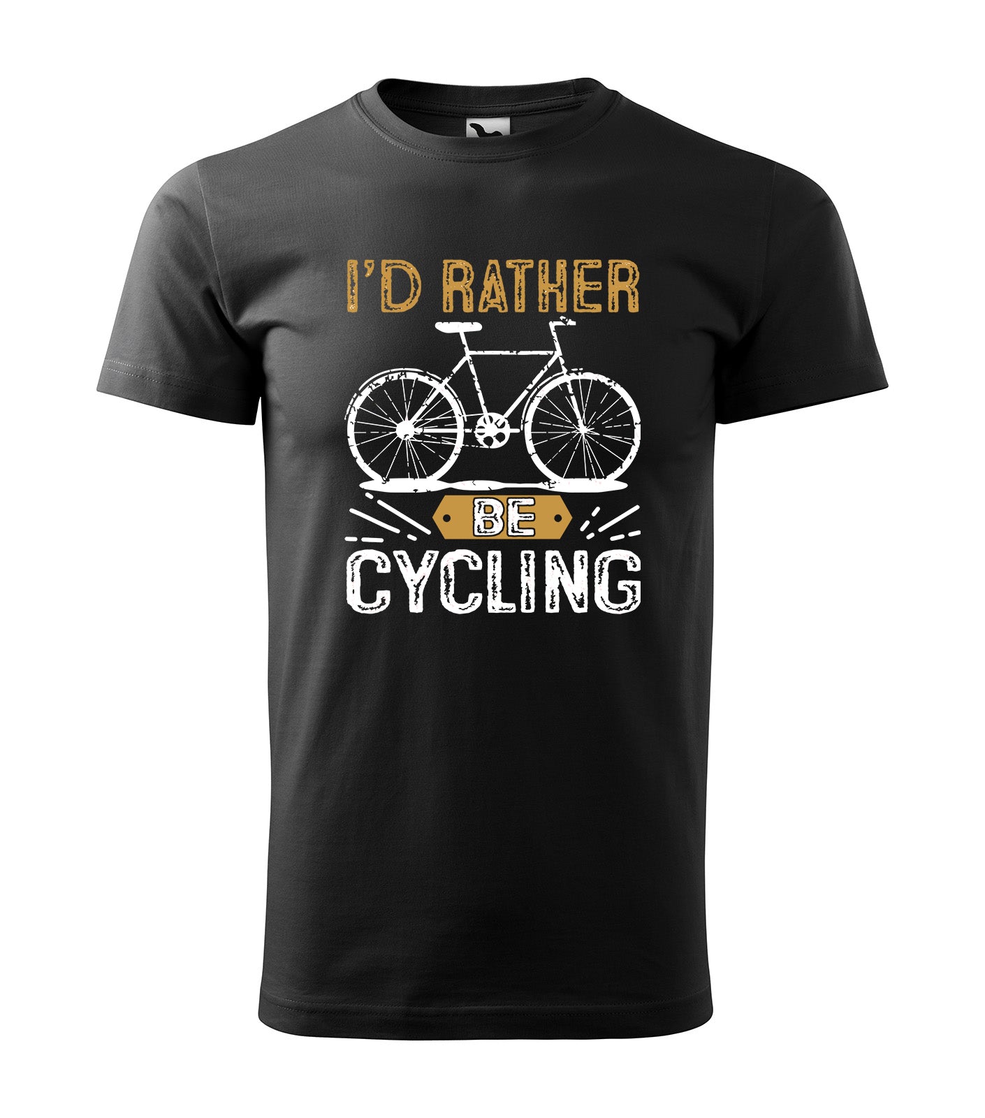 Radfahren T-Shirt | I'd rather be cycling | Fahrrad Geschenk